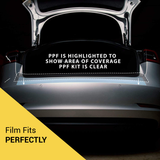 Tesla Model 3 Rear Bumper Anti-Scratch Self Healing Paint Protection Film - Clear